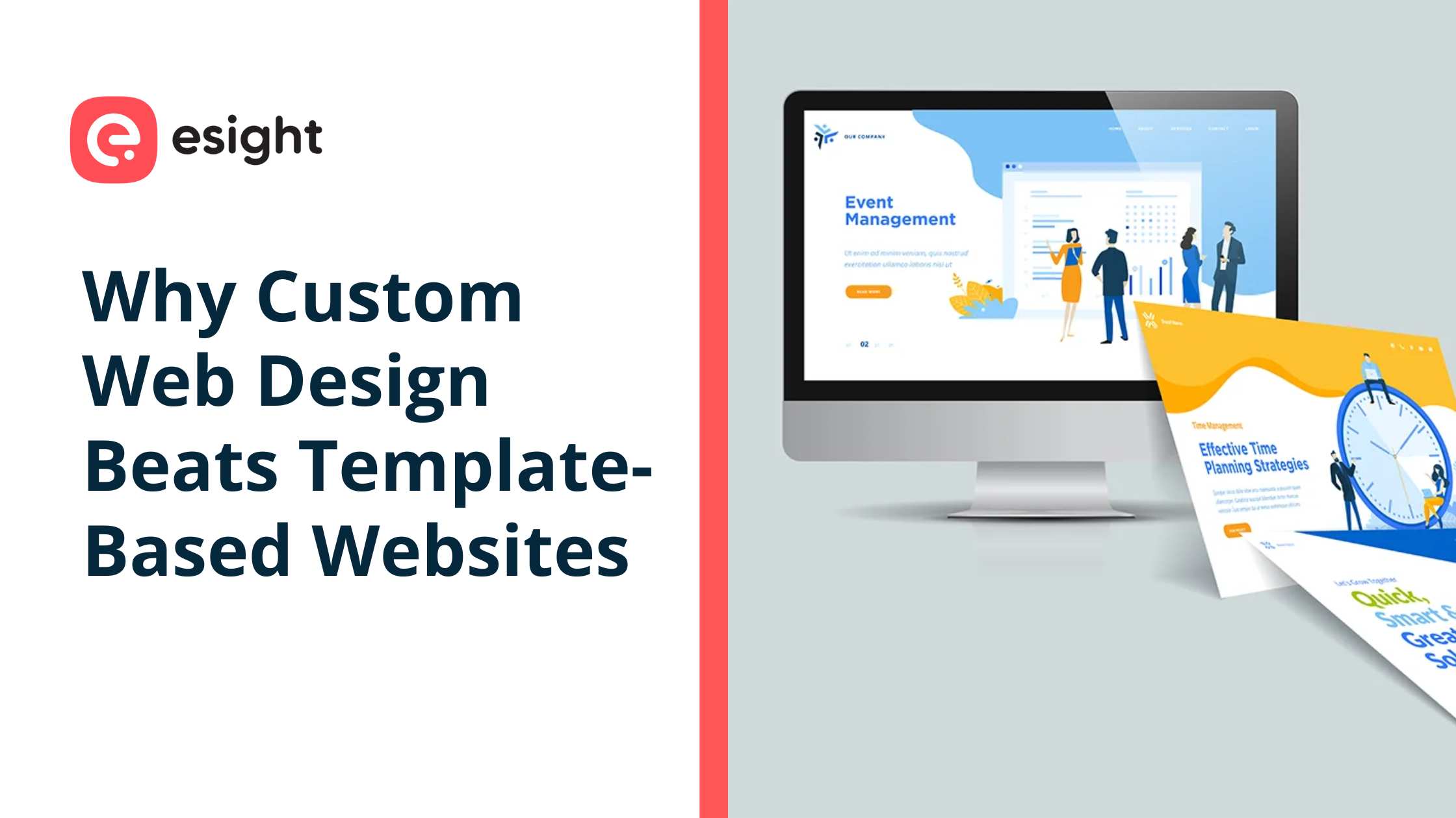 Custom Web Design by Esight Solution
