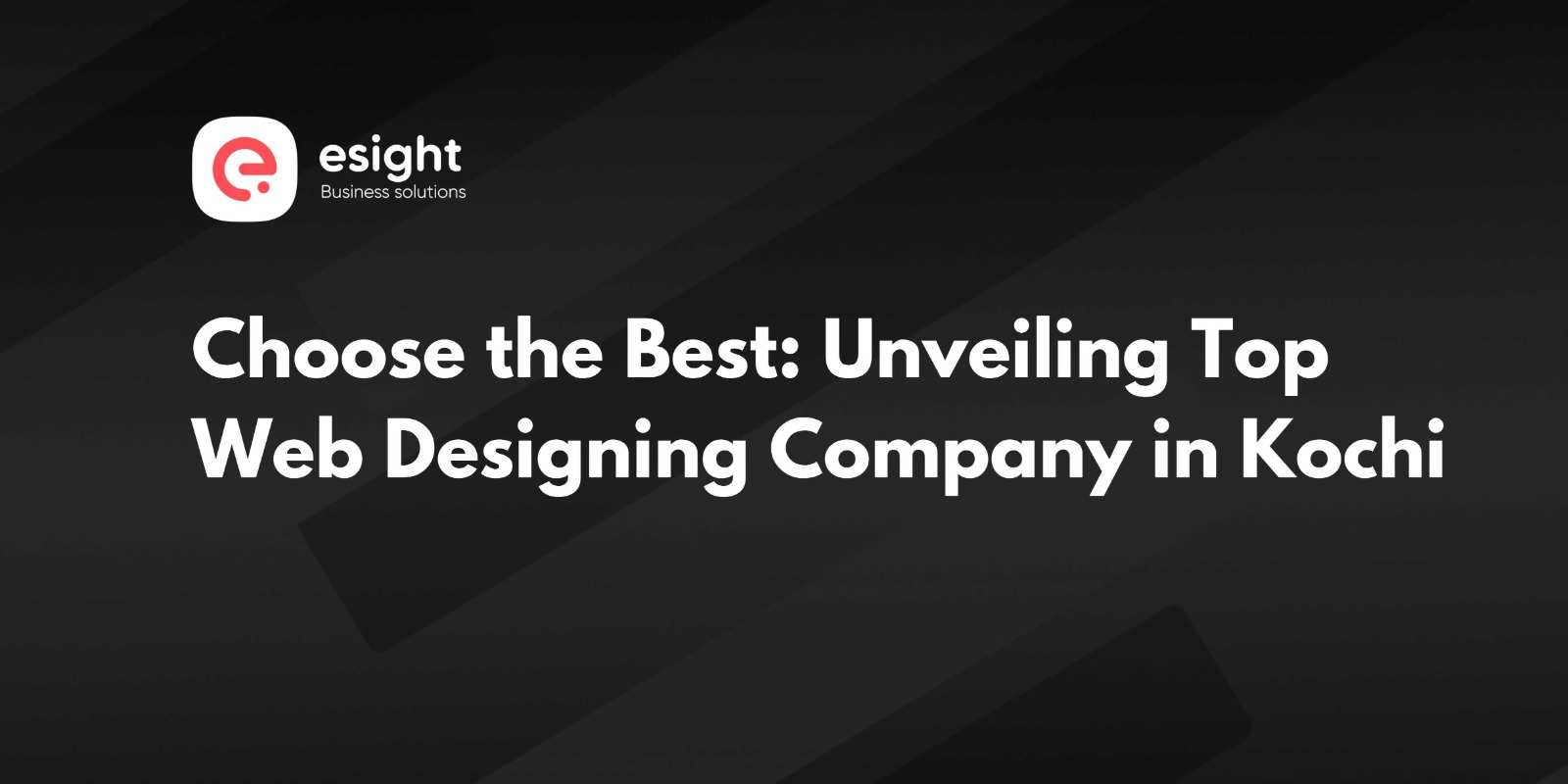 top web designing company in Kochi